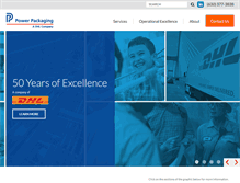 Tablet Screenshot of powerpackaging.com